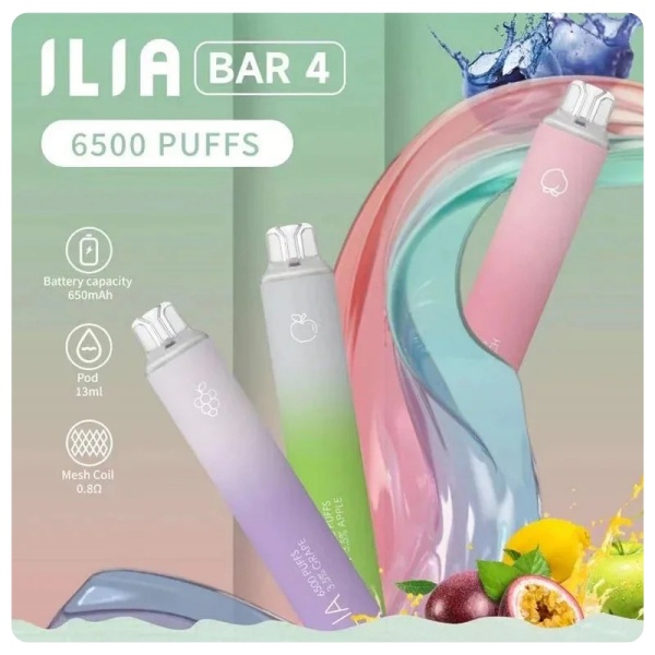 ilia拋棄式 ilia6500口拋棄式電子煙 ilia一次性電子煙 SP2S官網