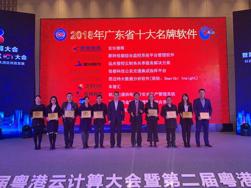 粤港云计算大会 人工智能产品“京华慧眼”入选广东省十大名牌软件